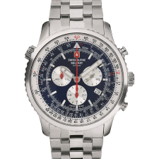Swiss Alpine Military 7078.9135 chrono men`s 45mm 10ATM, karóra