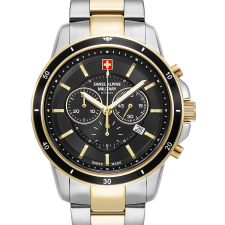 Swiss Alpine Military 7089.9147 Chronograph Mens Watch 44mm 10ATM, karóra