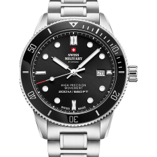 Swiss Military SM34088.01 Diver Quartz Mens Watch 42mm 20ATM, karóra