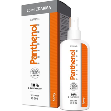 SWISS PREMIUM PANTHENOL 10% Swiss Premium spray 150 + 25 ml ingyen testápoló