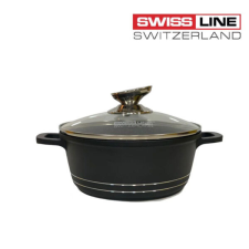 Swissline márvány bevonatos lábas SW-24C edény