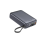 Swissten 20000 mAh integrált USB-C és Lightning kábelekkel, ezüstszürke
