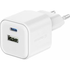 Swissten 22071510 USB-A / USB-C Hálózati Töltő Adapter 12W - Fehér (8595217485549) mobiltelefon kellék