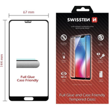 Swissten 3D Full Glue pro Huawei P20 černé mobiltelefon kellék