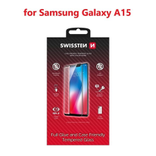 Swissten 3D Full Glue Samsung Galaxy A15 černé mobiltelefon kellék