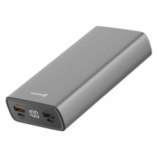 Swissten Aluminium Power Bank 20000mAh - Szürke (22013916) power bank