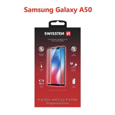 Swissten Case Friendly Samsung Galaxy A50 üvegfólia - fekete mobiltelefon kellék