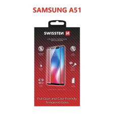 Swissten Case Friendly Samsung Galaxy A51 üvegfólia - fekete mobiltelefon kellék
