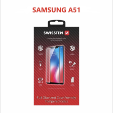 Swissten Case Friendly Samsung Galaxy A51 üvegfólia - fekete (54501759) mobiltelefon kellék