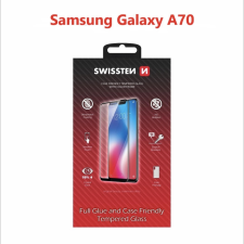 Swissten Case Friendly Samsung Galaxy A70 üvegfólia - fekete (54501740) mobiltelefon kellék