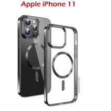 Swissten Clear Jelly MagStick Metallic iPhone 11 fekete tok (36500100) tok és táska