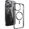 Swissten Clear Jelly MagStick Metallic Samsung Galaxy S24 Plus 5G fekete tok (36500119)