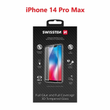 Swissten Full Glue Apple iPhone 14 Pro Max 3D üvegfólia - fekete (64701911) mobiltelefon kellék