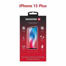 Swissten Full Glue Apple iPhone 16 3D üvegfólia - fekete (54501864) mobiltelefon kellék