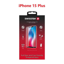 Swissten Full Glue Apple iPhone 16 Plus 3D üvegfólia - fekete mobiltelefon kellék