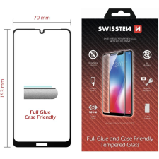 Swissten Full Glue Huawei Y7 (2019) 3D üvegfólia - fekete (54501738) mobiltelefon kellék