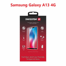 Swissten Full Glue Samsung A135 Galaxy A13 4G 3D üvegfólia - fekete (54501822) mobiltelefon kellék