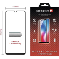 Swissten Full Glue Samsung A202 Galaxy A20e 3D üvegfólia - fekete mobiltelefon kellék
