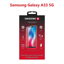 Swissten Full Glue Samsung A336 Galaxy A33 5G 3D üvegfólia - fekete mobiltelefon kellék