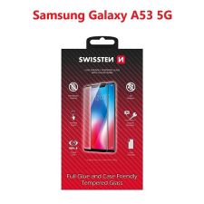 Swissten Full Glue Samsung A536 Galaxy A53 5G 3D üvegfólia - fekete mobiltelefon kellék
