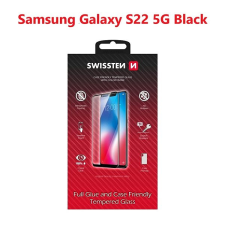 Swissten Full Glue Samsung S901 Galaxy S22 5G 3D üvegfólia - fekete mobiltelefon kellék