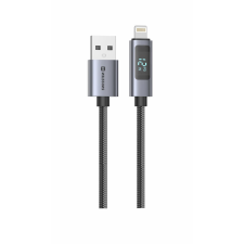 Swissten LCD USB-A / Lightning 1 m (71551071) kábel és adapter