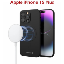 Swissten Soft Joy MagStick iPhone 15 Plus fekete tok (35500120) tok és táska