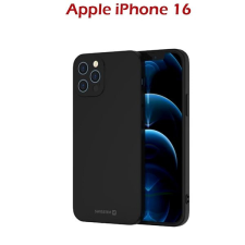 Swissten Soft Joy pro Apple iPhone 16 černé tok és táska