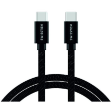 Swissten USB-C to USB-C 2m, fekete (71528201) kábel és adapter