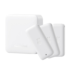 SwitchBot Hőmérséklet és Páratartalom érzékelő + HUB (3db / csomag) (HUBMINI+OUTDOORMETER) időjárásjelző
