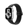 Switcheasy Classic bőr szíj Apple Watch S4-S9 okosórákhoz, 42/44/45/49mm, fekete (SAW459238BK24)