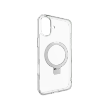 Switcheasy MagStand iPhone16 Plus ütésálló tok kitámasztóval, MagSafe, átlátszó (SPH667171TR24) tok és táska