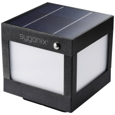 Sygonix napelemes kerti lámpa fekete (SY-5593808) (SY-5593808) kültéri világítás