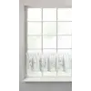  Sylwia tavaszi virágos vitrázs függöny Rózsaszín 30x150 cm