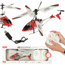  SYMA S107H RC helikopter 2.4GHz RTF piros távirányítós modell
