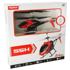  SYMA S5H 2.4GHz RTF RC helikopter piros távirányítós modell
