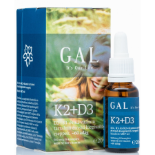 Synergytech kft GAL K2+D3 500mcg K-komplex + 4000 NE D3 x 60 adag vitamin és táplálékkiegészítő