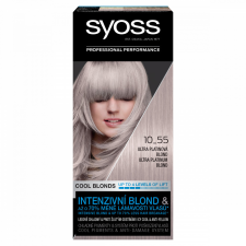 Syoss 10-55 ultra platinaszőke tartós hajfesték hajfesték, színező
