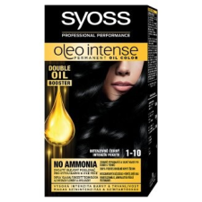 Syoss Color Oleo intenzív olaj hajfesték 1-10 intenzív fekete hajfesték, színező
