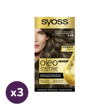 Syoss Color Oleo intenzív olaj hajfesték 5-54 Hamas világos barna (3x1 db) hajfesték, színező
