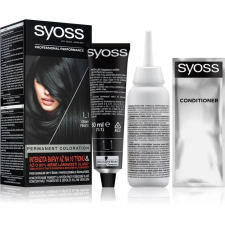 Syoss Color tartós hajfesték árnyalat 1-1 Black hajfesték, színező