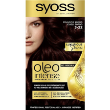 Syoss Oleo Intense 3-22 Éjjeli bordó 50 ml hajfesték, színező