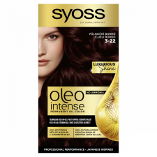 Syoss Oleo Intense tartós hajfesték 3-22 Éjjeli bordó hajfesték, színező
