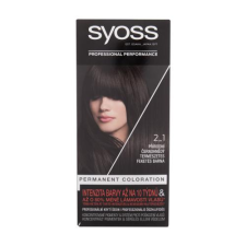 Syoss Permanent Coloration hajfesték 50 ml nőknek 2-1 Black-Brown hajfesték, színező