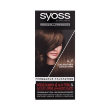 Syoss Permanent Coloration hajfesték 50 ml nőknek 4-8 Chocolate Brown hajfesték, színező