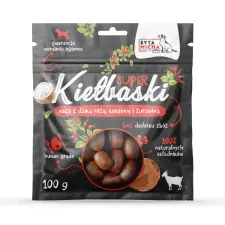 Syta Micha Syta Micha kolbászka kecskével, vadrózsával és kókusszal 100g jutalomfalat kutyáknak