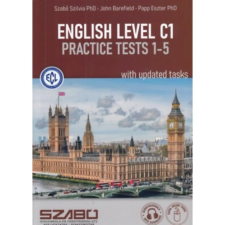 Szabó Nyelviskola Kft. ECL PRACTICE TESTS 1-5 C1 nyelvkönyv, szótár