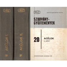 Szabványkiadó Szabványgyűjtemények 20. Acélok I-II. kötet - Avar Árpád (szerk.) antikvárium - használt könyv