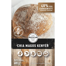  Szafi Bakery Chia magos kenyér 480g Gyorsfagyasztott (gluténmentes) reform élelmiszer