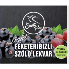 SZAFI Free Feketeribizli-szőlő lekvár 350 g reform élelmiszer